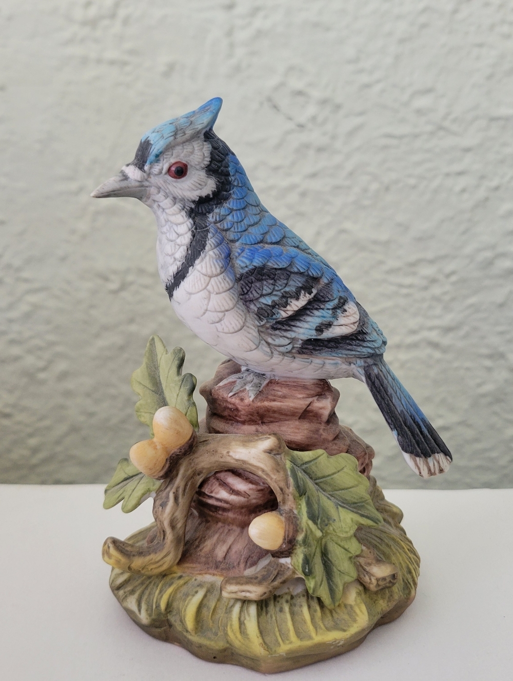 Vintage Bird Figurine Royal Crown Byron Ceramic Bisque Figure